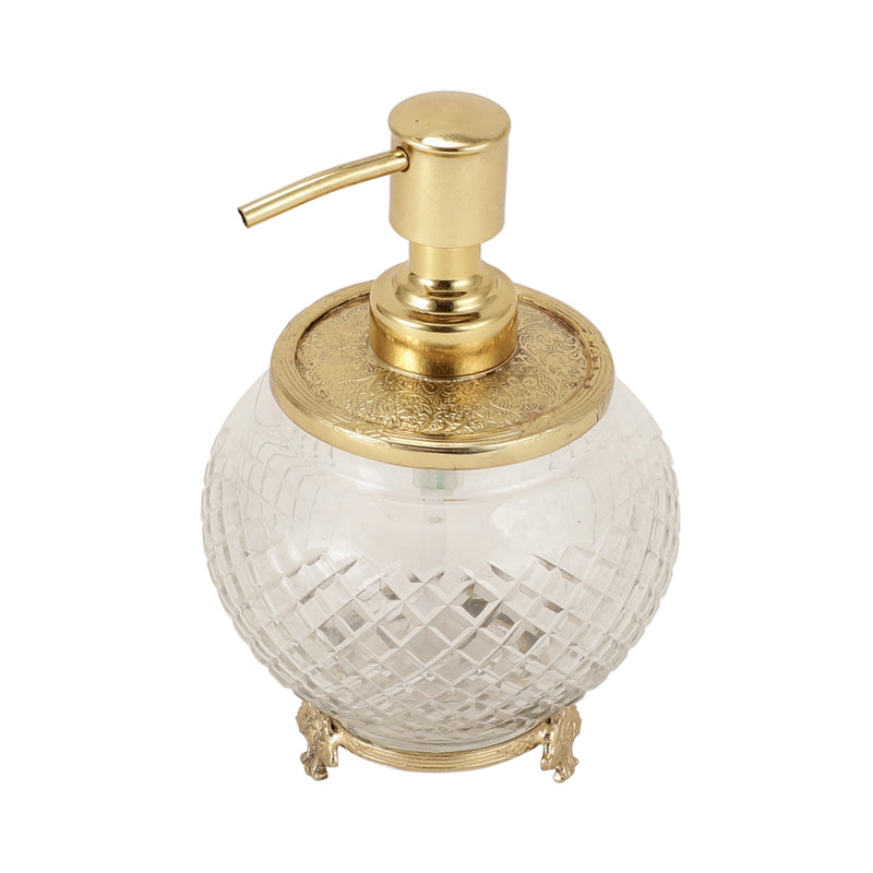 Buy Vaira Crystal Soap Dispenser - Gold Accessories & Sets from Vaaree