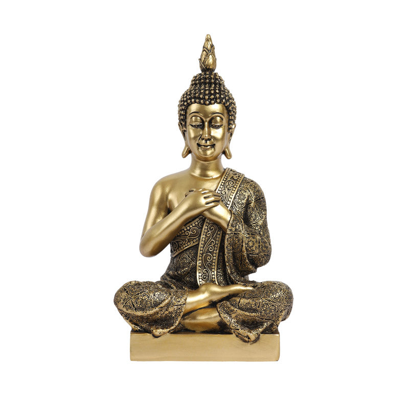 Buy Ornate Meditating Buddha Showpiece Showpieces from Vaaree