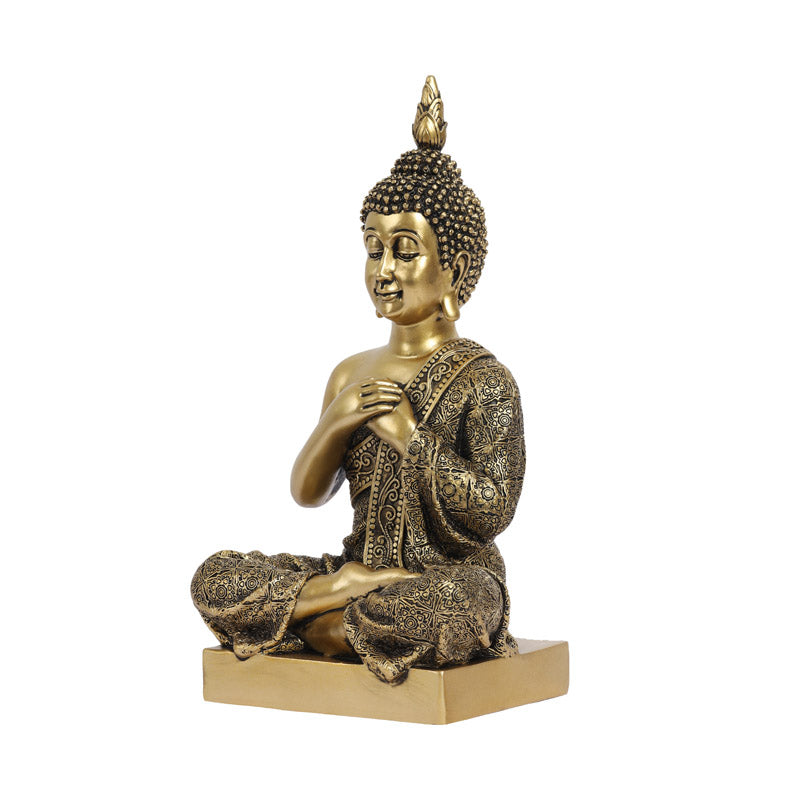 Buy Ornate Meditating Buddha Showpiece Showpieces from Vaaree