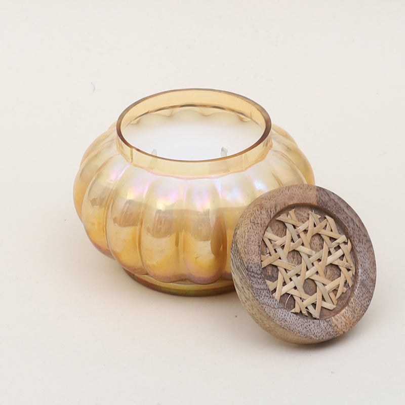 Buy Lustre Oudh Arabia Scented Candle Jar (Yellow) - Small Candles from Vaaree