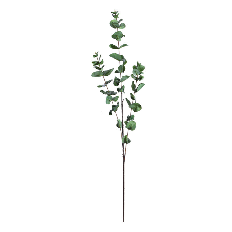 Buy Faux Realistic Eucalyptus Stick (Green) - Set Of Three Artificial Flowers from Vaaree