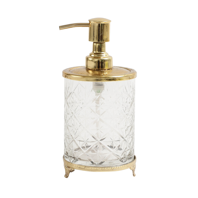 Buy Reso Crystal Soap Dispenser - Gold Accessories & Sets from Vaaree