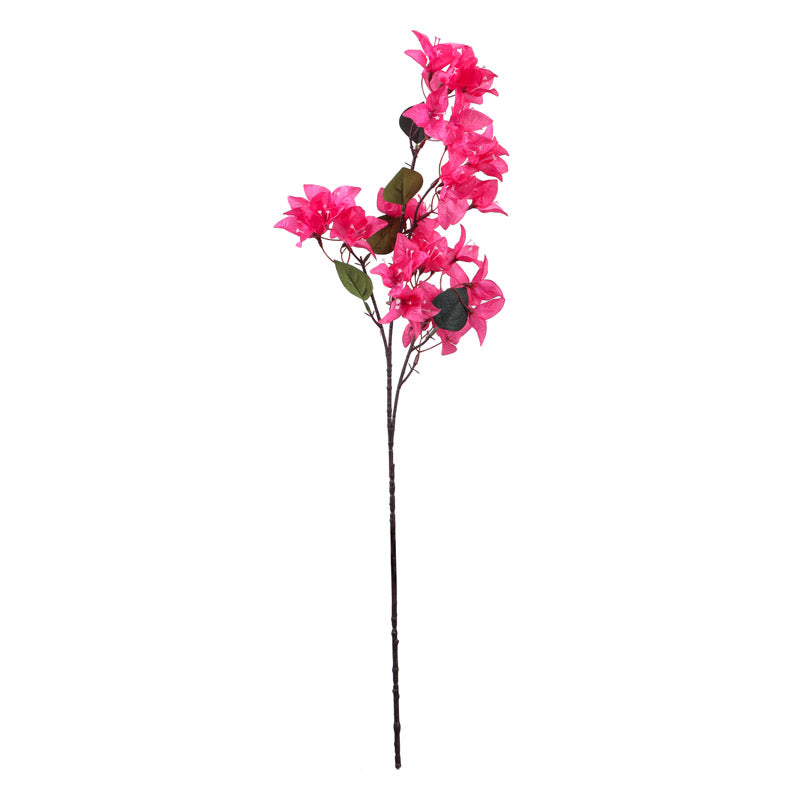 Buy Faux Realistic Bougainvillea Flower Stick (Pink) - Set Of Three Artificial Flowers from Vaaree