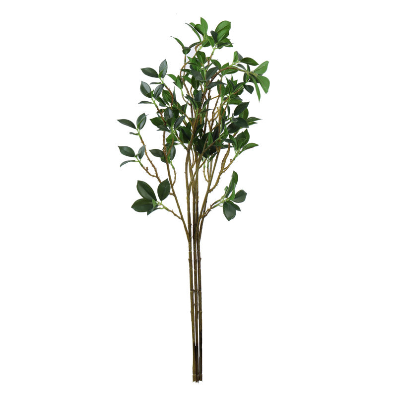 Buy Faux Realistic Green Stick - Set Of Three Artificial Flowers from Vaaree