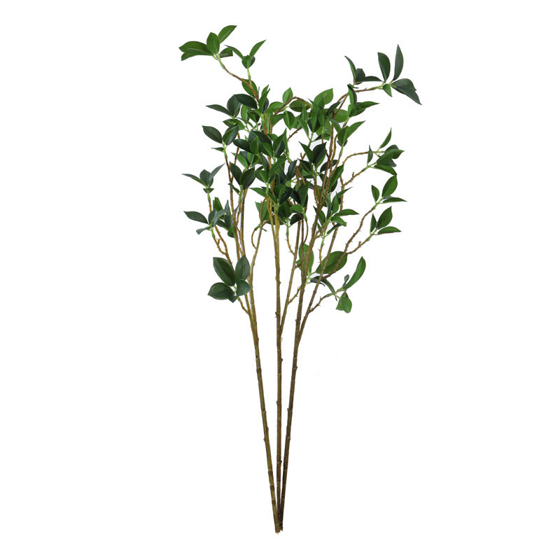 Buy Faux Realistic Green Stick - Set Of Three Artificial Flowers from Vaaree