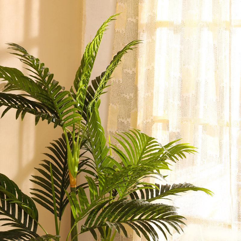 Buy Faux Realistic Tropic Areca Palm Plant With Pot - 4.9 Feet Artificial Plants from Vaaree