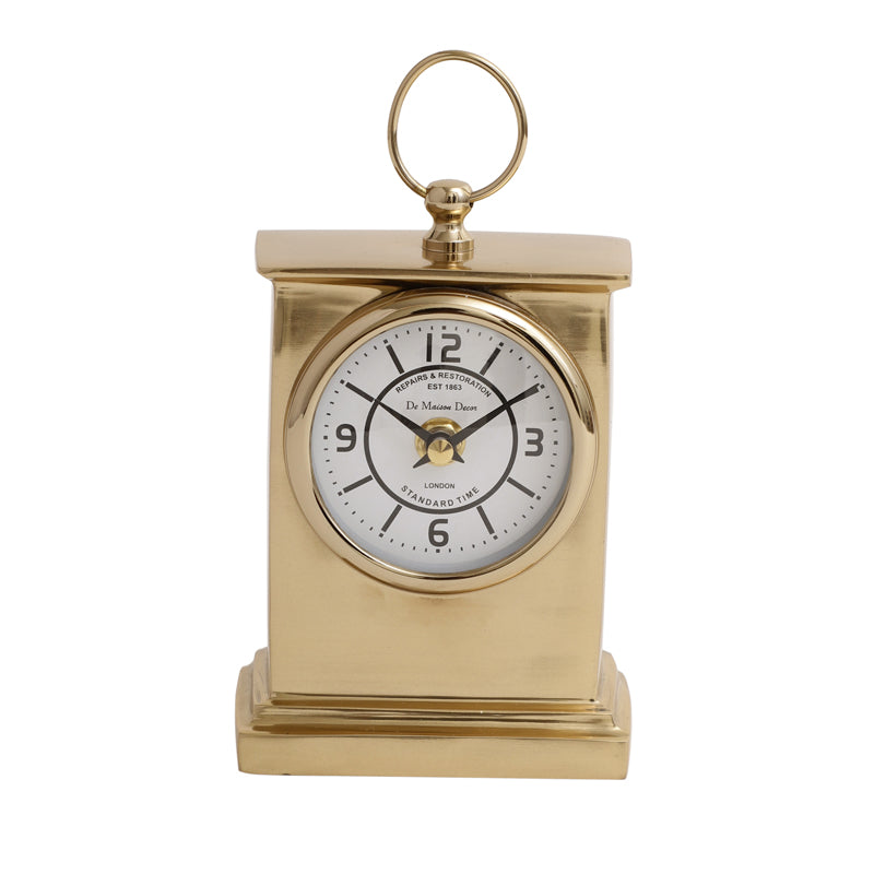 Buy Silaso Table Clock - Gold Table Clock from Vaaree