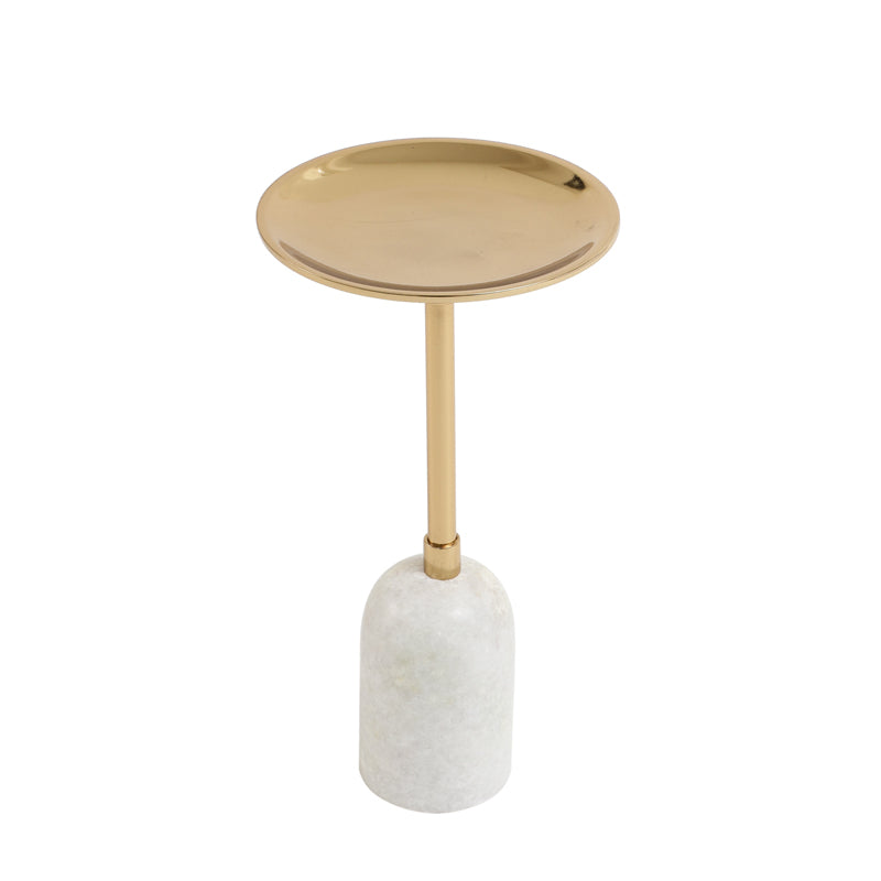 Buy Advano Marble Candle Holder (Gold) - Big Candle Holders from Vaaree