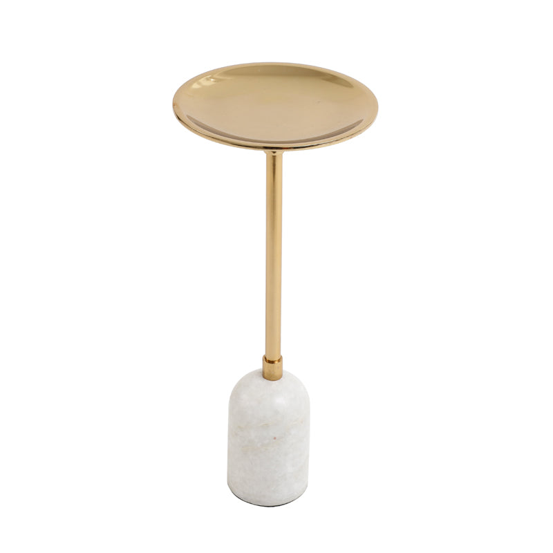 Buy Advano Marble Candle Holder (Gold) - Small Candle Holders from Vaaree