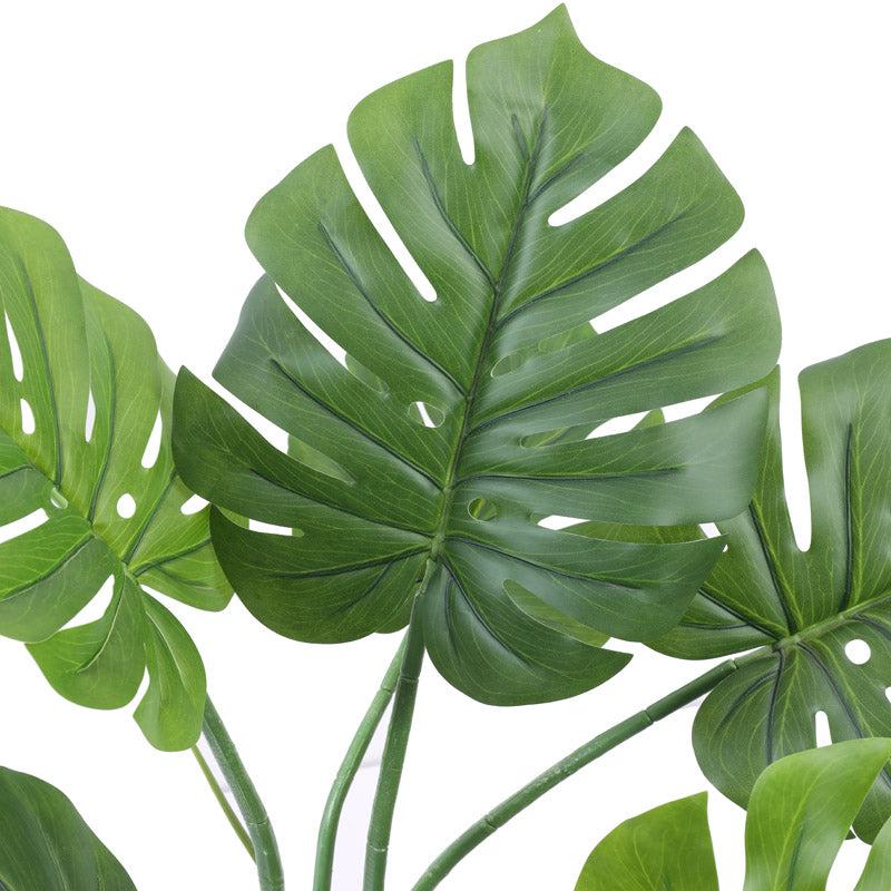 Buy Faux Realistic Monstera Plant With Pot - 3 Feet Artificial Plants from Vaaree