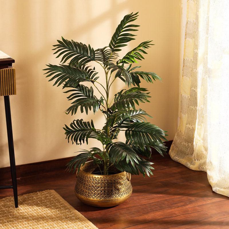 Buy Faux Areca Palm Plant With Pot - 3 Feet Artificial Plants from Vaaree