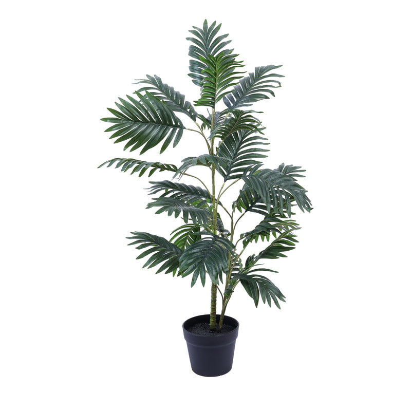 Buy Faux Areca Palm Plant With Pot - 3 Feet Artificial Plants from Vaaree