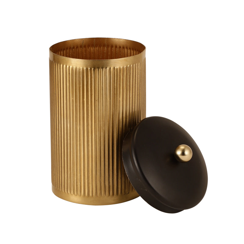 Buy Mayoz Storage Jar - Gold Container from Vaaree