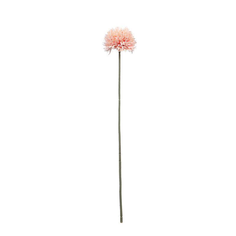 Buy Faux Realistic Chrysanthemum Flower Stick (Peach) - Set Of Six Artificial Flowers from Vaaree