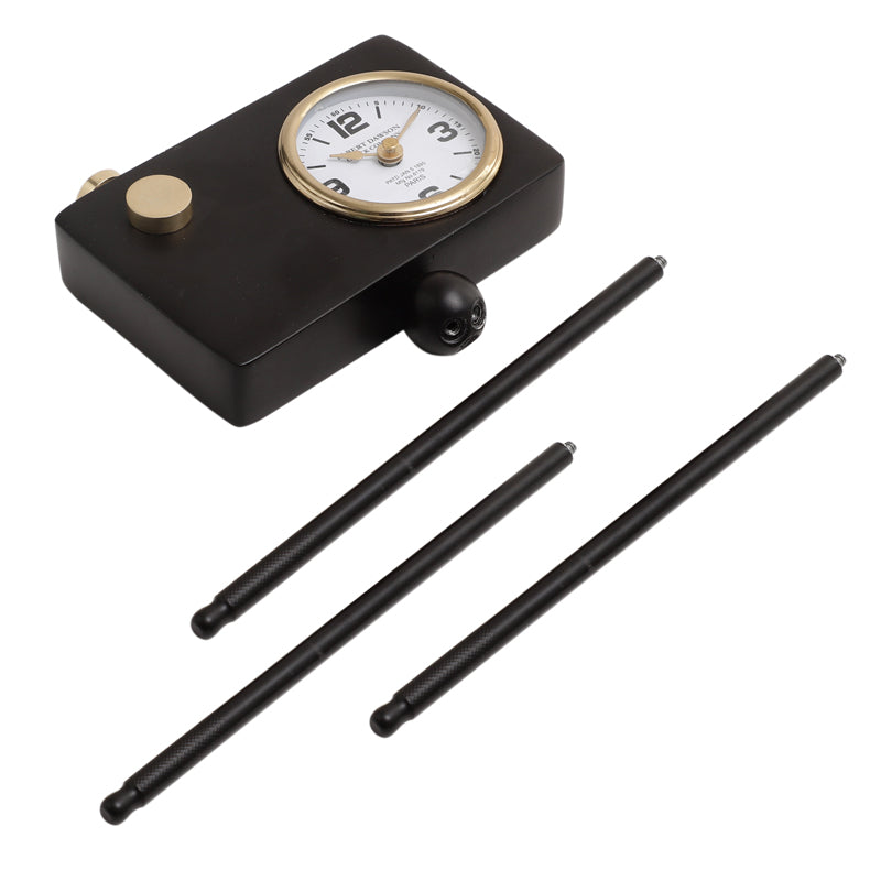 Buy Filmo Cam Table Clock - Black Table Clock from Vaaree