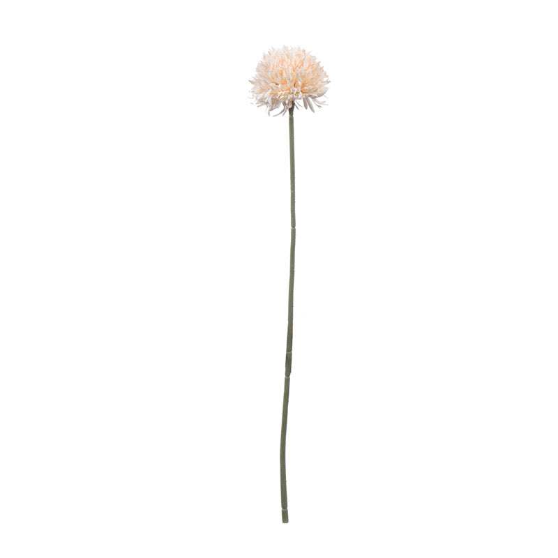 Buy Faux Realistic Chrysanthemum Flower Stick (Cream) - Set Of Six Artificial Flowers from Vaaree