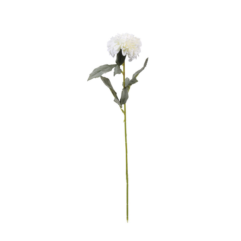 Buy Faux Realistic Chrysanthemum Flower Stick (White) - Set Of Five Artificial Flowers from Vaaree