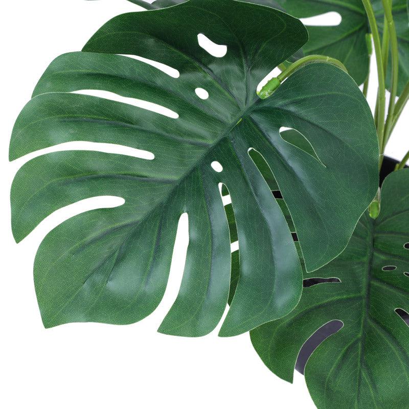 Buy Faux Realistic Monstera With Pot- Green Artificial Plants from Vaaree