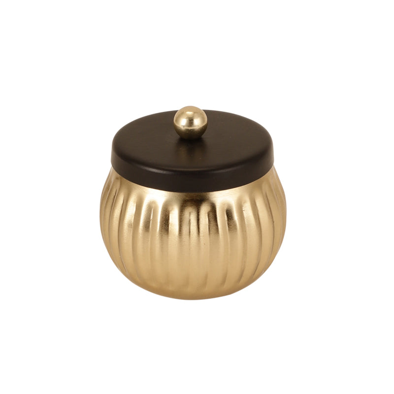 Buy Rava Storage Jar - Gold Container from Vaaree