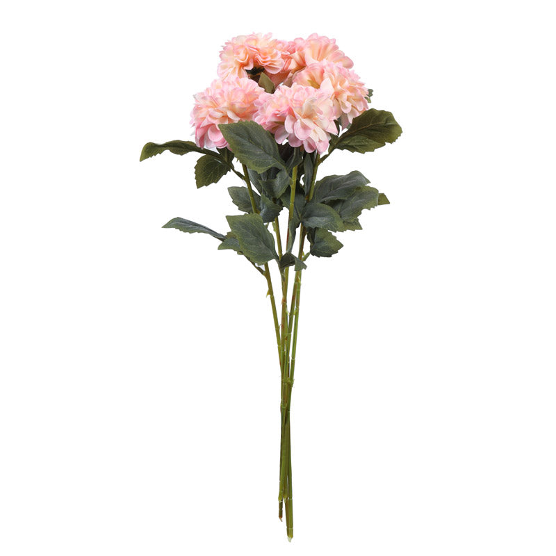 Buy Faux Realistic Chrysanthemum Flower Stick (Pink) - Set Of Five Artificial Flowers from Vaaree