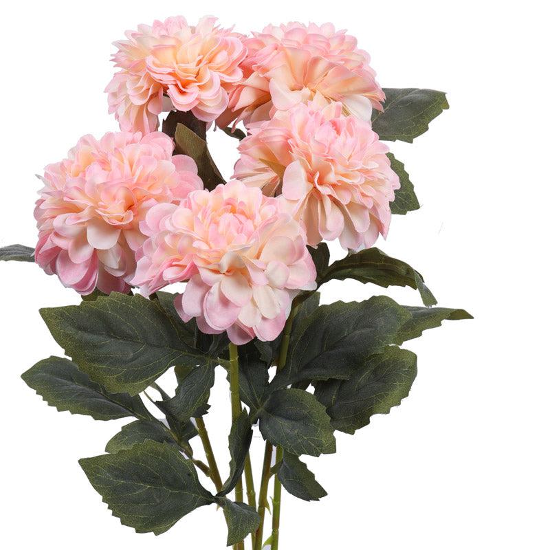 Buy Faux Realistic Chrysanthemum Flower Stick (Pink) - Set Of Five Artificial Flowers from Vaaree