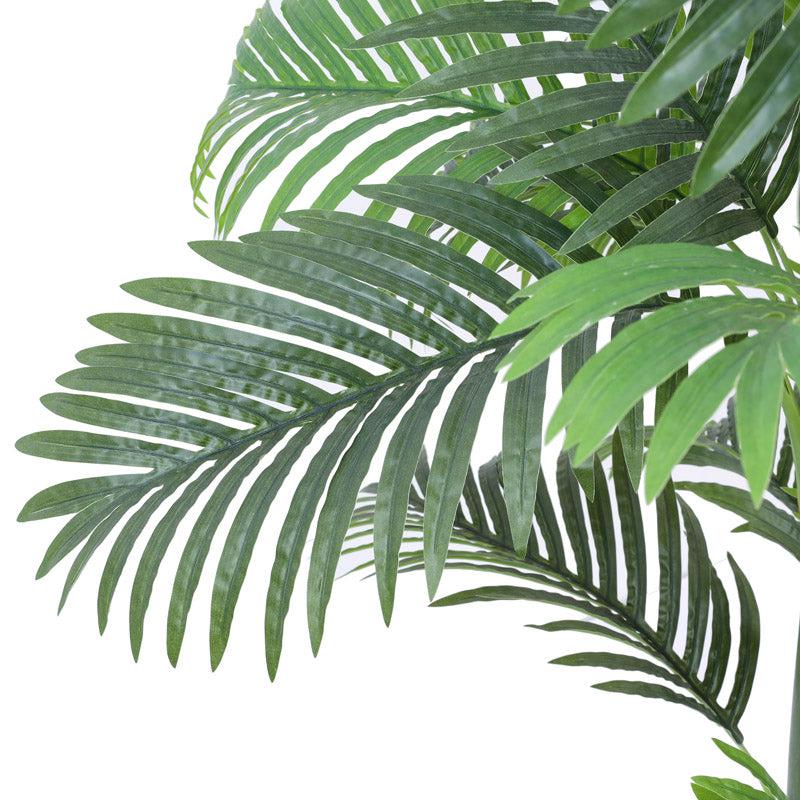 Buy Faux Realistic Tropic Areca Palm Plant With Pot - 4.9 Feet Artificial Plants from Vaaree