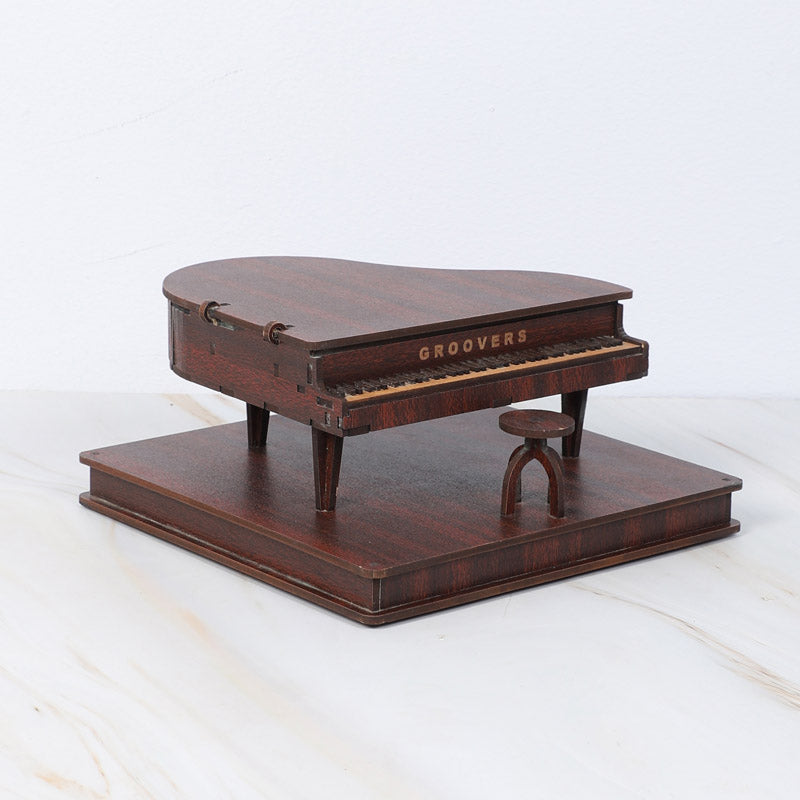 Buy Symphony Piano Showpiece - Dark Brown Showpieces from Vaaree