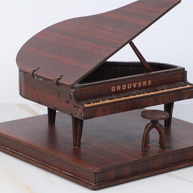 Buy Symphony Piano Showpiece - Dark Brown Showpieces from Vaaree