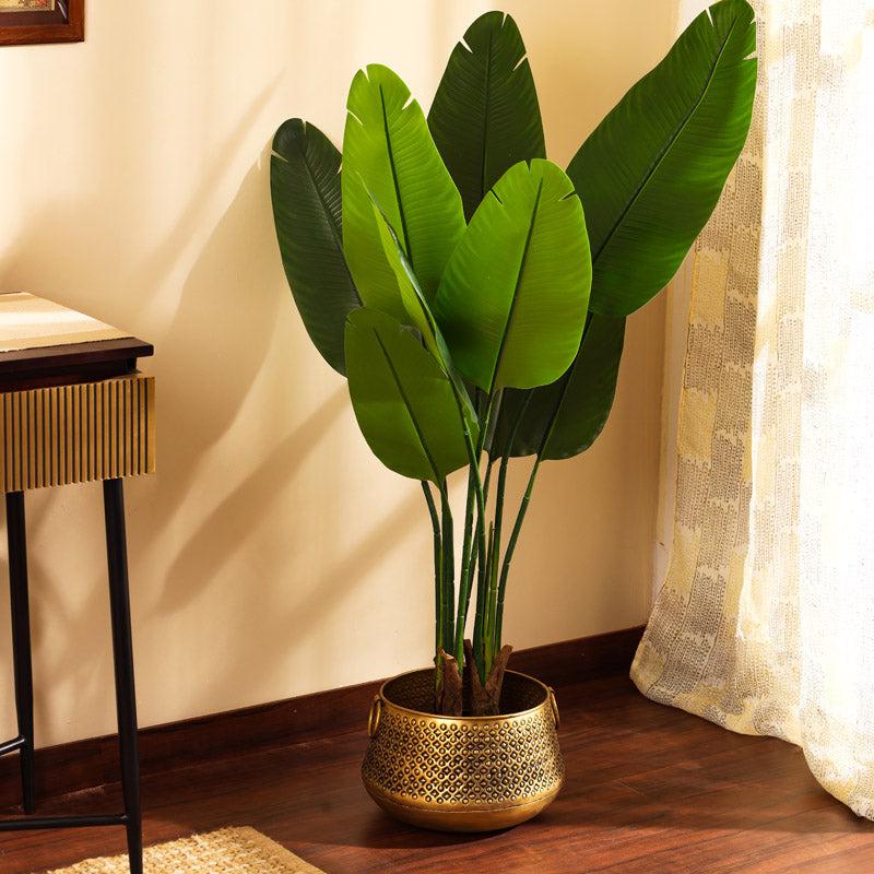 Buy Artifiical Banana Tree With Pot - 3.9 Feet Artificial Plants from Vaaree