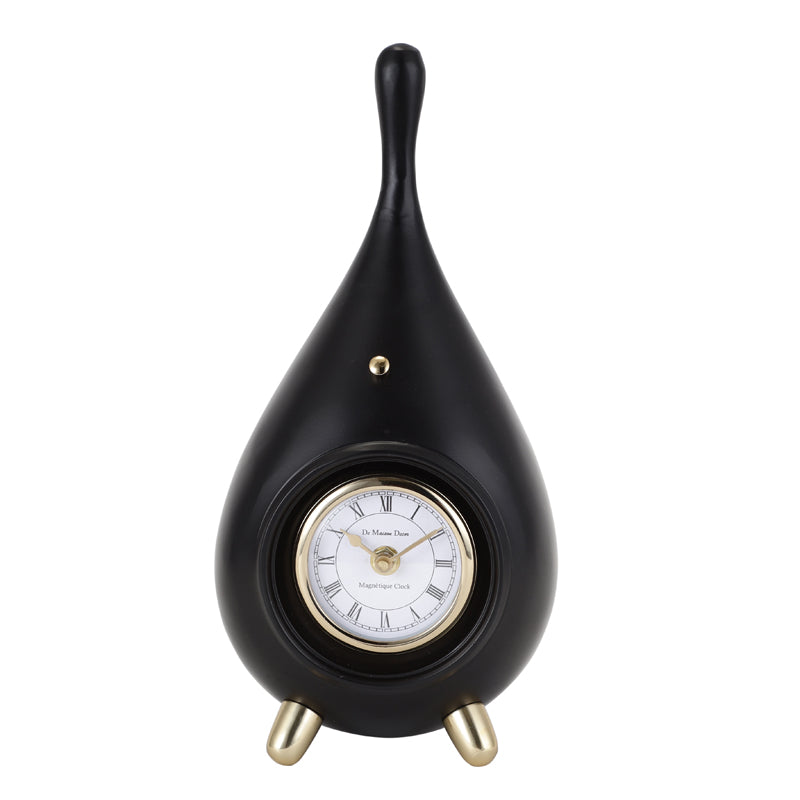 Buy Drop Time Table Clock - Black Table Clock from Vaaree