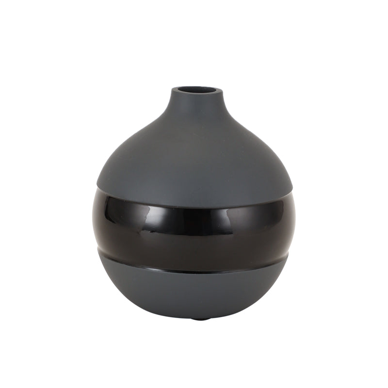 Buy Daino Enamel Vase - Graphite Vase from Vaaree