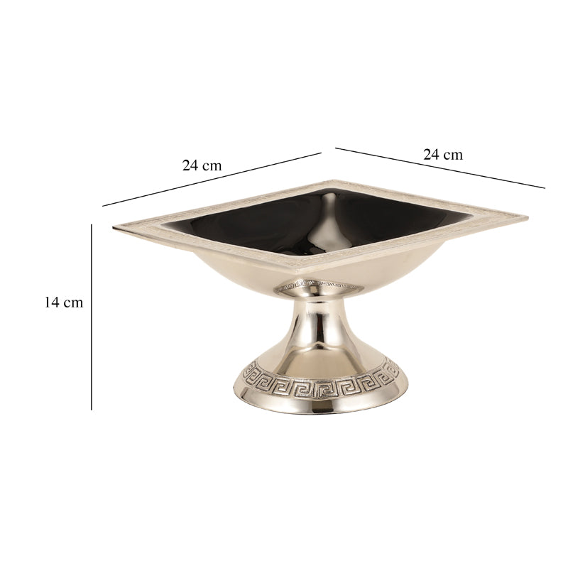 Buy Larro Accent Bowl - Silver Accent Bowls & Trays from Vaaree