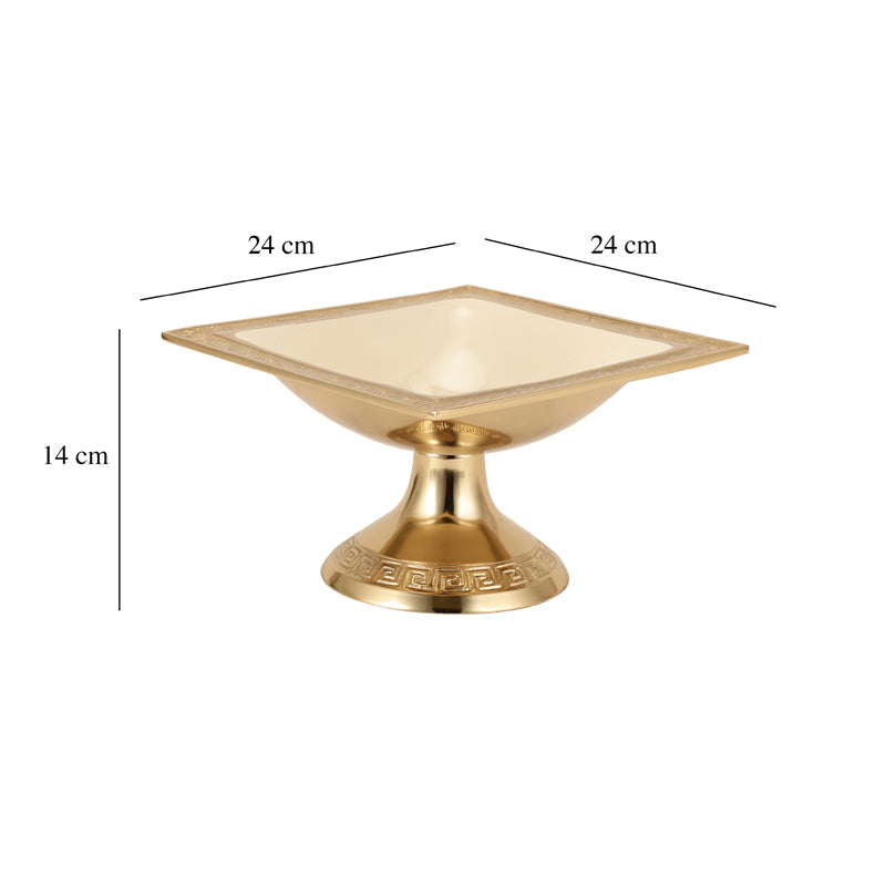 Buy Larro Accent Bowl - Gold Accent Bowls & Trays from Vaaree