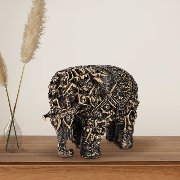 Indian Ethnic Elephant Showpiece