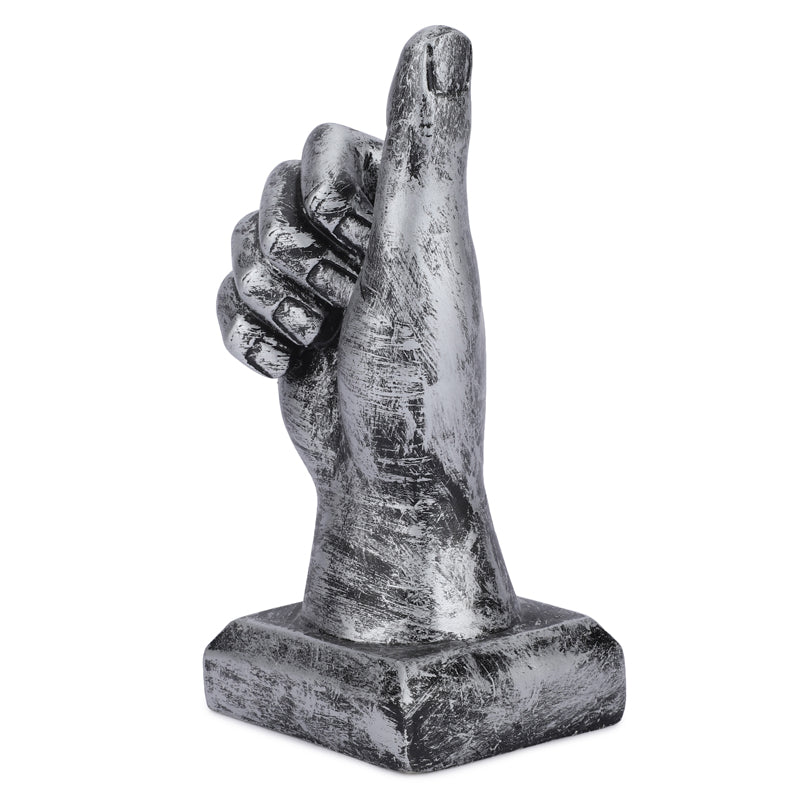 Buy Thumbs Up Showpiece - Silver Showpieces from Vaaree