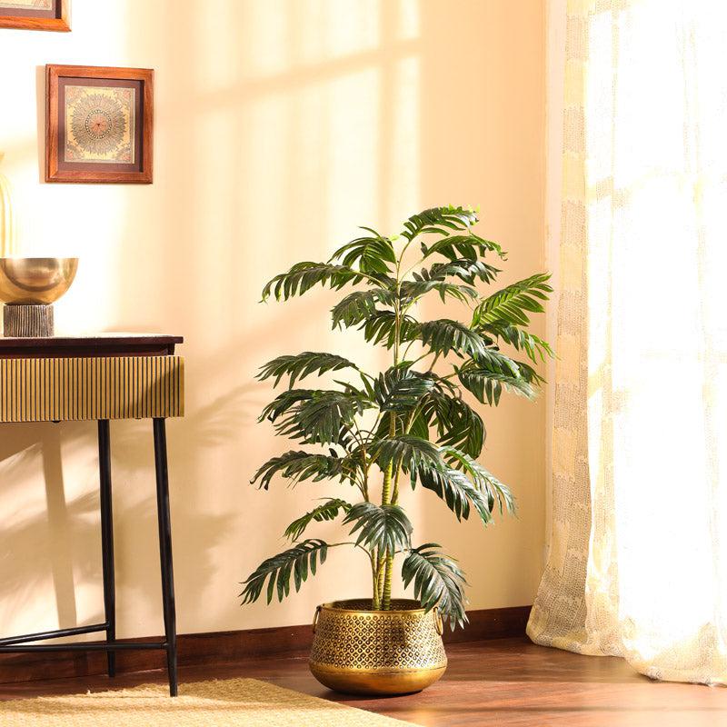 Buy Faux Areca Palm Plant With Pot - 3.9 Feet Artificial Plants from Vaaree