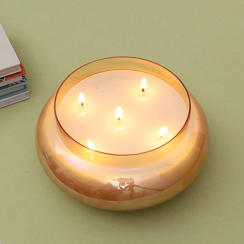 Buy Lustre Lume Scented Candle Jar - Yellow Candles from Vaaree