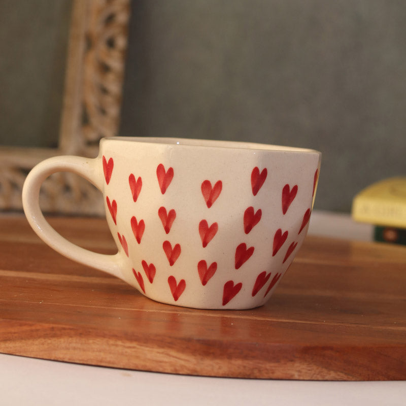 Buy Vimara Ceramic Cup (200 ML) - Set of Two Mug & Tea Cup from Vaaree