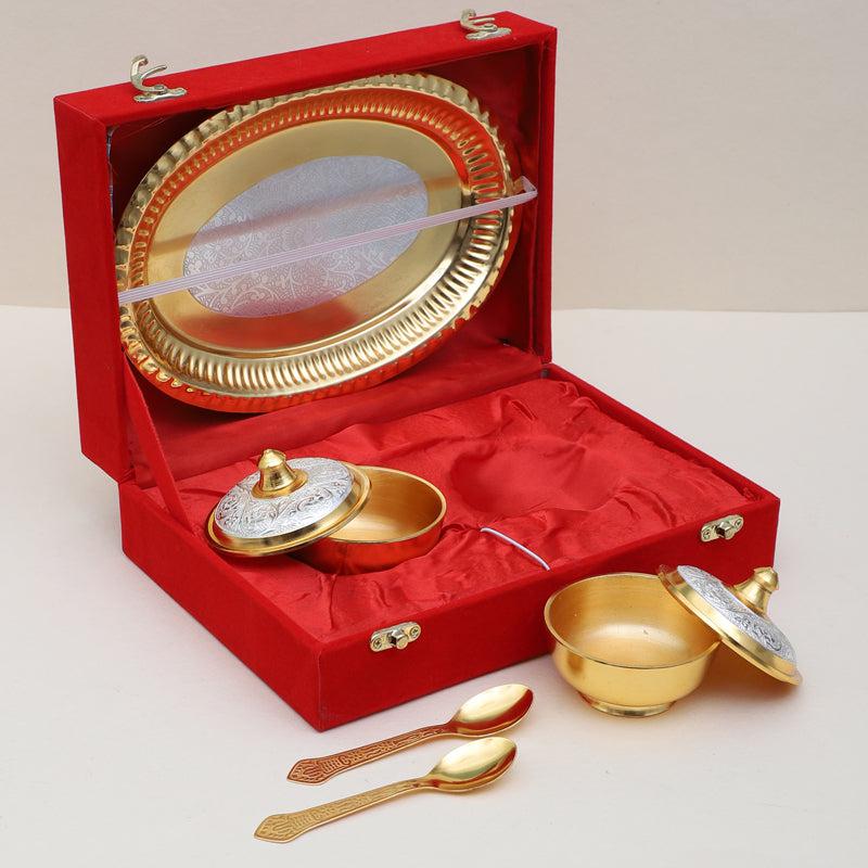 Buy Madika Storage Container With Spoon & Tray (100 ML) - Set Of Five Bowl from Vaaree