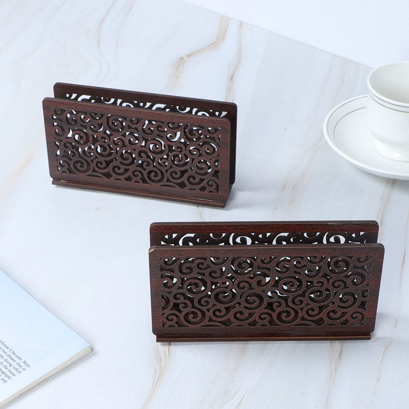 Buy Amita Napkin Holder - Set Of Two Tissue Holder from Vaaree