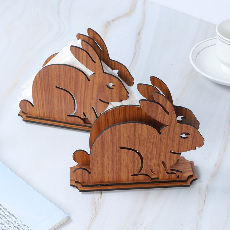 Buy Bunny Napkin Holder - Set Of Two Tissue Holder from Vaaree