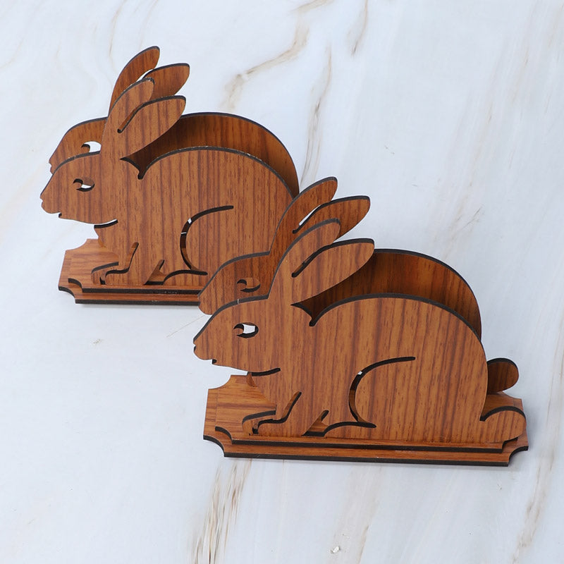 Buy Bunny Napkin Holder - Set Of Two Tissue Holder from Vaaree