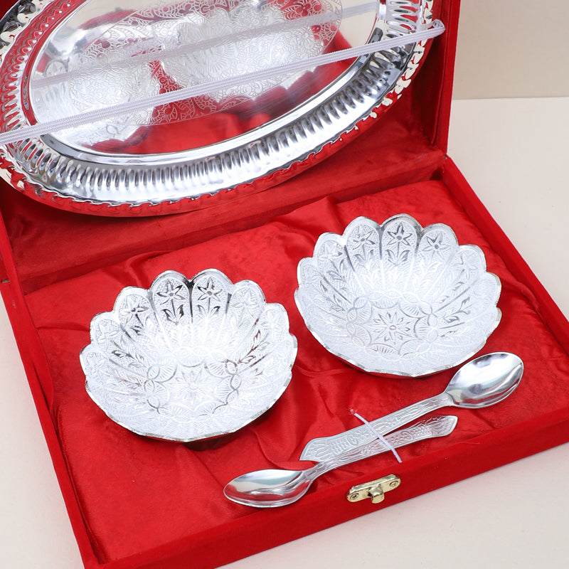 Bowl - Padma Bowl With Spoon (100 ML) - Set Of Five