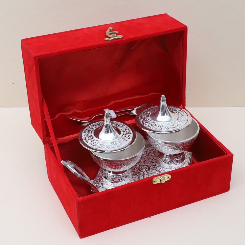 Container - Minervaa Storage Container With Spoon & Tray (100 ML) - Set Of Five