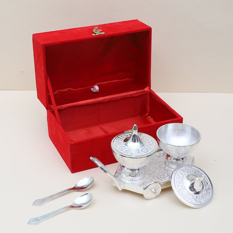 Buy Minervaa Storage Container With Spoon & Tray (100 ML) - Set Of Five Container from Vaaree