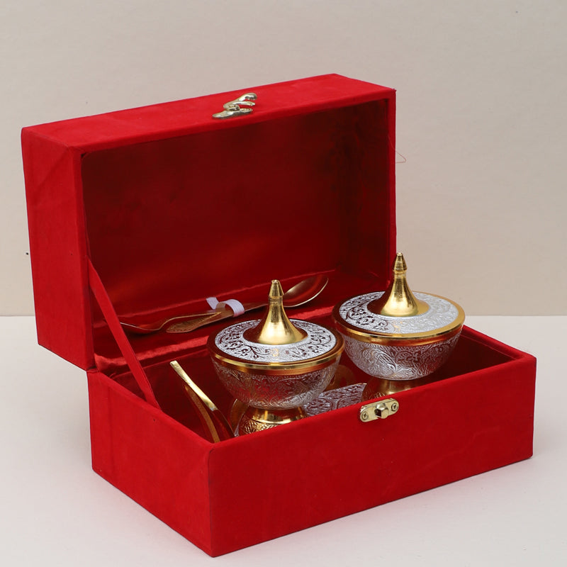 Container - Kalyani Storage Container With Spoon & Tray (100 ML) - Set Of Five