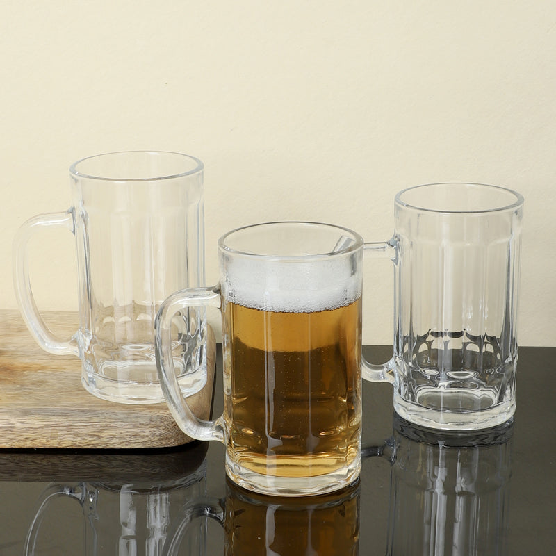 Beer Mug - Vernon Beer Mug (400 ML) - Set Of Three