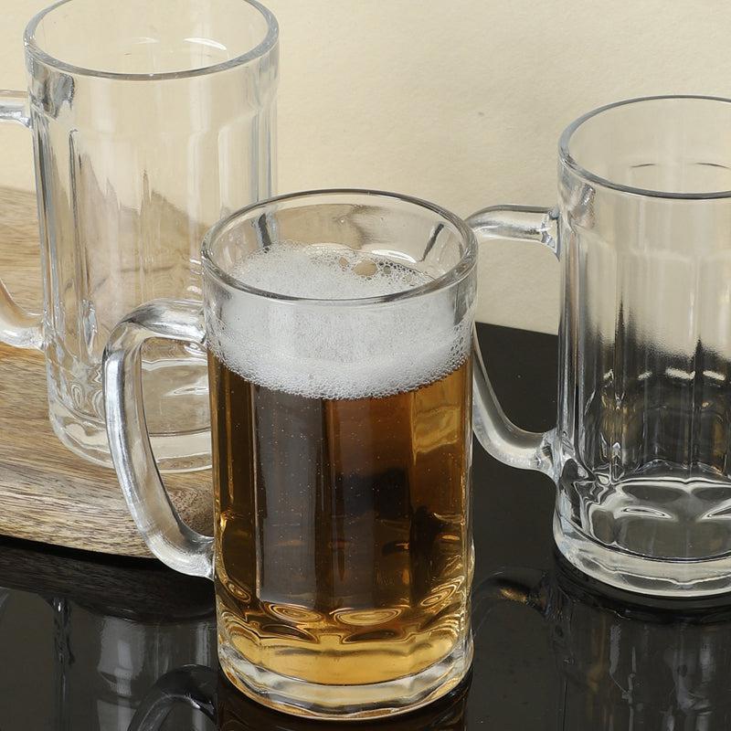 Buy Vernon Beer Mug (400 ML) - Set Of Three Beer Mug from Vaaree