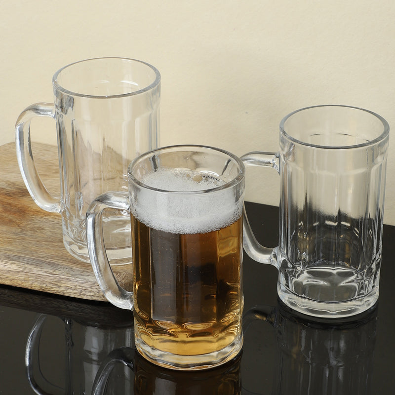 Beer Mug - Vernon Beer Mug (400 ML) - Set Of Three