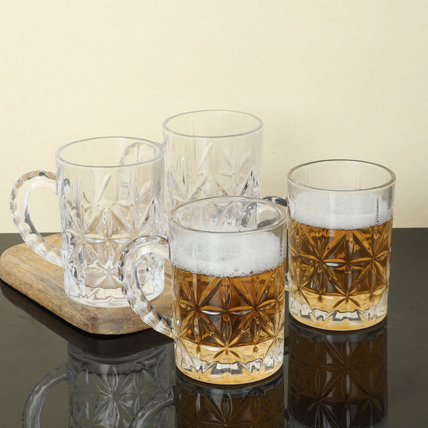 Buy Rodrigo Beer Mug (450 ML) - Set Of Four Beer Mug from Vaaree